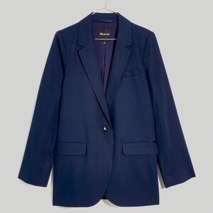 NWT Madewell The Larsen Blazer in Drapeweave